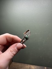 VTG Sterling 925 Bell Trading Post Fred Harvey Era Turquoise Cuff Bracelet - Additional view 8