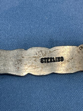 Vintage ALASKA Inuit made Sterling Silver Bracelet Totem pole Fred Harvey era - Additional view 3