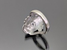 Rare Dainty Vtg Fred Harvey Era Bell Trading Post Sterling Silver Turquoise Ring - Additional view 19