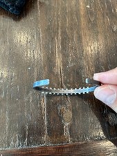 Curated Stack  Sterling Turquoise Cuff Stack Navajo Fred Harvey And Zuni - Additional view 6