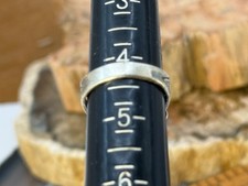 Vintage Fred Harvey Era Navajo Sterling Turquoise Beaded Ring sz 4.25--2344.25 - Additional view 5