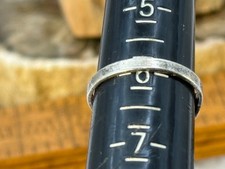 Fred Harvey Era Navajo Sterling Mother of Pearl Beaded Ring sz 5.75--2353.25 - Additional view 4