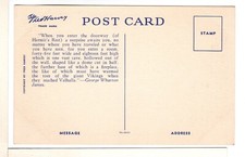 1940s Grand Canyon Fred Harvey Linen Postcard Hermit's Rest Fireplace-PP10 - Additional view 1