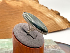 Vintage Fred Harvey Era Native American Labradorite Sterling Ring sz 5.5--327.25 - Additional view 2