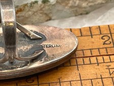 Vintage Fred Harvey Era Native American Labradorite Sterling Ring sz 5.5--327.25 - Additional view 5