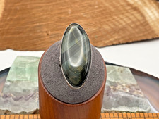 Vintage Fred Harvey Era Native American Labradorite Sterling Ring sz 5.5--327.25