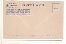 Fred Harvey Linen Postcard New Mexico Apache Canyon Glorietta Mountains-FL1 - Additional view 1