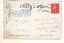 1925 Fred Harvey White Border Postcard Hotel Castaneda Las Vegas New Mexico-FL1 - Additional view 1