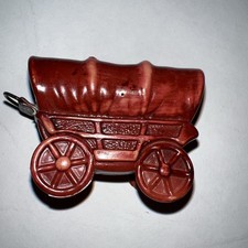 Vintage Celluloid Covered Wagon Figural Tape Measure Orig Fred Harvey  - Additional view 6