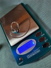 Vintage Turquoise Ring Sterling Silver 5 Bell Trading Fred Harvey Era Southwest - Additional view 4