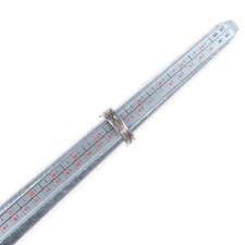 sz6 c1930 Vintage Navajo sterling silver Fred Harvey whirling logs/arrows ring - Additional view 5