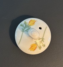 AT&Santa Fe Railroad/Fred Harvey Chocolate Pot LID ONLY w/Two Flange Chips - Additional view 1