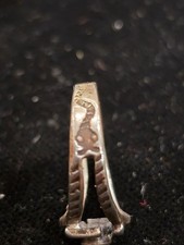 Vintage Navajo Sterling Silver Fred Harvey Era Whirling Logs Snakes Ring sz 2.5 - Additional view 4