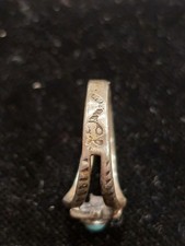 Vintage Navajo Sterling Silver Fred Harvey Era Whirling Logs Snakes Ring sz 2.5 - Additional view 5