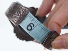 Maisels Fred Harvey Era Native American Sterling/Turquoise Cuff Bracelet i - Additional view 8