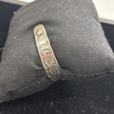 Vtg 50s/60s sterling turquoise Fred Harvey Era Navajo cuff  - Additional view 3