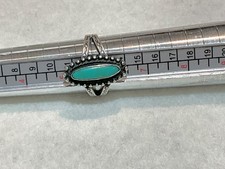 🔥Antique Fred Harvey-era Native American Cabochon Turquoise 925 Silver Lot of 3 - Additional view 12