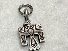 🔥Antique Fred Harvey-era Native American 925 Silver Thunderbird Pendant - Additional view 5