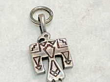 🔥Antique Fred Harvey-era Native American 925 Silver Thunderbird Pendant - Additional view 7