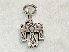 🔥Antique Fred Harvey-era Native American 925 Silver Thunderbird Pendant - Additional view 9