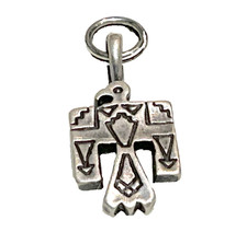 🔥Antique Fred Harvey-era Native American 925 Silver Thunderbird Pendant