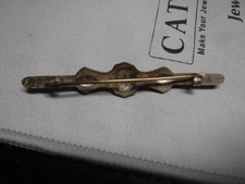 Antique Fred Harvey Turquoise/ Sterling Silver Brooch - Additional view 2