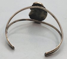 5 Vtg Fred Harvey Era Native American Cuff Bracelets w.MOP ,Turquoise, Coral 68G - Additional view 2