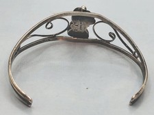 5 Vtg Fred Harvey Era Native American Cuff Bracelets w.MOP ,Turquoise, Coral 68G - Additional view 10