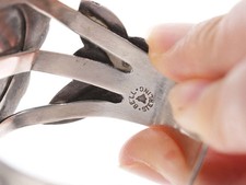 Large Vintage Bell Trading post Fred Harvey Era Turquoise Cuff bracelet - Additional view 4