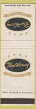 Matchbook Cover - Fred Harvey Restaurants Hotels
