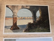 VTG 10 PACK CALIFORNIA POSTCARDS FRED HARVEY OVERLAND SET NO 5 TRAINS DESERT ETC - Additional view 5