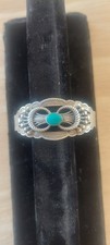 Fred Harvey Ultimate Pretty Girl Sterling Turquoise Bracelet Needs Repair
