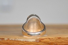 Fred Harvey Era Carolyn Pollack Turquoise Green Ring - Size 6 - Stamped and Test - Additional view 4