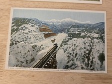 VTG 10 PACK CALIFORNIA POSTCARDS FRED HARVEY OVERLAND SET NO 5 TRAINS DESERT ETC - Additional view 4