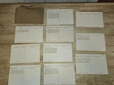 VTG 10 PACK CALIFORNIA POSTCARDS FRED HARVEY OVERLAND SET NO 5 TRAINS DESERT ETC - Additional view 12