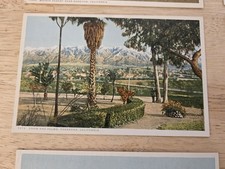VTG 10 PACK CALIFORNIA POSTCARDS FRED HARVEY OVERLAND SET NO 5 TRAINS DESERT ETC - Additional view 3