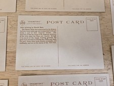 VTG 10 PACK CALIFORNIA POSTCARDS FRED HARVEY OVERLAND SET NO 5 TRAINS DESERT ETC - Additional view 18