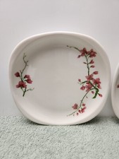 Trend Syracuse China Berkeley Pattern Fred Harvey Railroad Plates 6.75