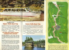 Fred Harvey Boat Trips Through the Dells of the Wisconsin River  Brochure 1950s - Additional view 2