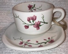 1965 SYRACUSE BERKELEY FRED HARVEY SANTA FE RAILROAD RESTAURANT WARE MUG SAUCER