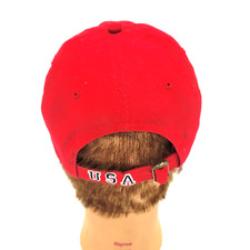 Fred Harvey Trading Grand Canyon 1919 Hat Red Strapback 100% Cotton Embroidered - Additional view 2