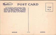 Postcard Fred Harvey Interior Fred Harvey Indian Bldg Albuquerque NM  - Additional view 1