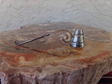 Fred Harvey Era Sterling / Coin Sliver Candle Snuffer - 4 1/2 In Long - 14 Grams - Additional view 1