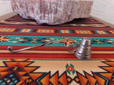 Fred Harvey Era Sterling / Coin Sliver Candle Snuffer - 4 1/2 In Long - 14 Grams - Additional view 4