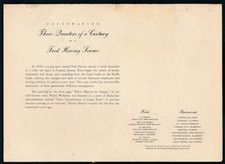 Fred Harvey Restaurant Menu Chicago Union 75TH AnniversaryStation. 8-21-1 - Additional view 2