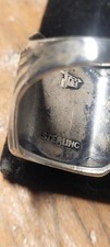 Handmade Fred Harvey Era Sterling Silver Thunderbird Turq. Ring by BELL  Size 11 - Additional view 8