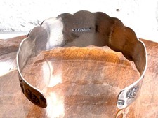 Vintage Fred Harvey Era Navajo Sterling Cerrillos Green Turquoise Cuff Bracelet - Additional view 11