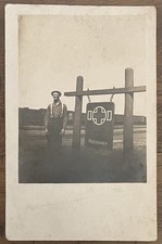 7 RPPCs A. F. & Santa Fe Railroad - Trains, Engineer ?, Fred Harvey's Lunch Room - Additional view 1
