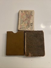 Souvenir Fred Harvey Playing Cards Great Southwest Original Box Early 1900s