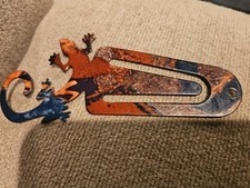 Vintage Fred Harvey Trading Co. Metal Gecko Bookmark - Additional view 2